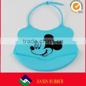 Chinese Factory Food Grade Embroidery Baby Bibs With Snaps thumbnail-3