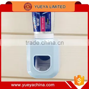 Hot Sale ABS Self-Adhesive Sticky Automatic Toothpaste Dispenser Wall Mount Stand thumbnail-1