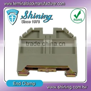 TF-ECH Cap Bracket End Clamp Spacer 35mm Din Rail End Stopper thumbnail-1