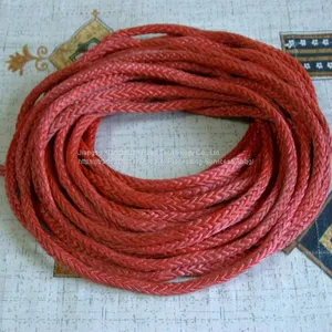Red UHMWPE Rope Mooring Rope thumbnail-1