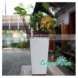 2016 Hotsale Large Plastic Garden Planters and Pots With Self Watering System thumbnail-5