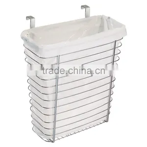 China Rectangle Metal Wire Hanging Towel Basket Over the Cabinet Basket thumbnail-5