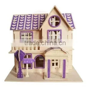 Stock Lots DIY 3D Wooden Puzzle, Educational Toy 3D Puzzle Inventory, Close Out DIY Toy Wooden Puzzle thumbnail-4