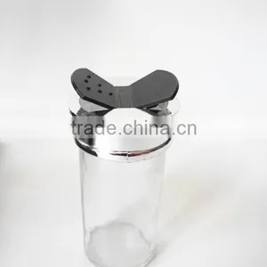 Small Clear Glass Paragon Spice Jars With Butterfly Cap thumbnail-3