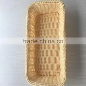 Handmade Cheap Weaving PP Plastic Bread Basket thumbnail-1
