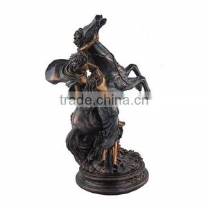 Modern Horse Statue Garden Deocr Lover Erotic Bronze Sculpture thumbnail-5