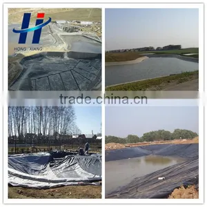 Black Smooth Surface Geomembrane for Pond Liner thumbnail-1