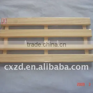 Simple Design Wooden Floor Mat Can be Use for Flower Pot thumbnail-1