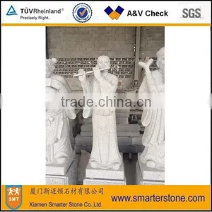 Chinese Story <the Eight Immortals (in the Legend)> Granite Statue Sculpture -- Han Xiangzi thumbnail-1