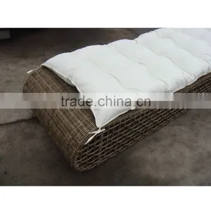 Outdoor Elegant Rattan Sofa Lounger Bed thumbnail-1