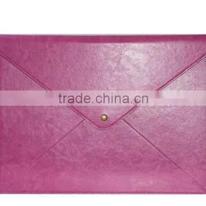 Computer Bag Laptop PU Leather Waterproof Briefcase Rolling Men Laptop Bag thumbnail-4