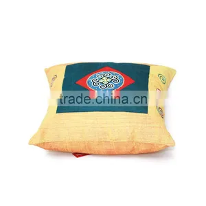 Mulberry Brocade Pillow Case, Handmade Ethnic Pillowcase, Gift and Souvenirs Handmade in Vietnam thumbnail-5