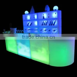 Led Bill Counter, Rechargeable Led Recliner Barcelona Hotel Reception Furniture thumbnail-2