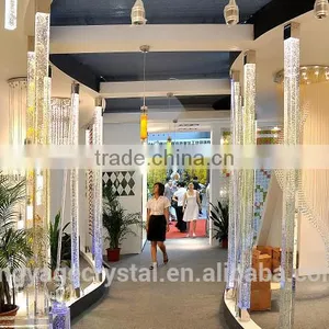 Wholesale Glass Pillars With Colorful Bubble for Partition thumbnail-3