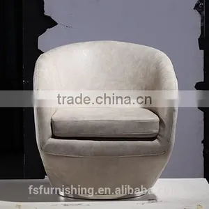 YYA027Factory Customized Swivel Leather Modern Club Chair thumbnail-2