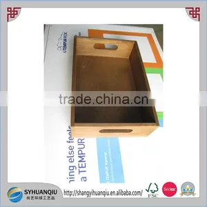 Custom Wooden Plain Sliding Lid Wooden Salt Box and Handmade Wooden Comparttment Spices Box thumbnail-5