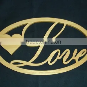 Wood Love Wall Hanging Plaque Handcrafted thumbnail-1