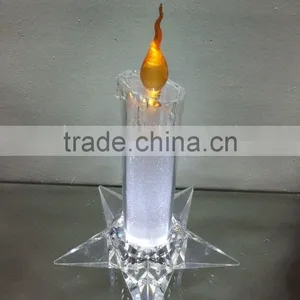 Acrylic Artificial Decoration LED Flameless Party Candle Light thumbnail-5