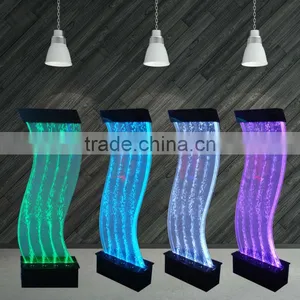 S Shape Led Water Bubble Screen Living Room Decoration thumbnail-5
