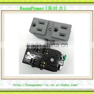 Power Socket US Regulation Double Row Socket E-06-C6-G thumbnail-1