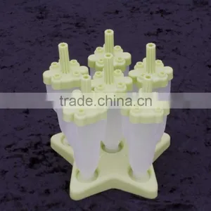 BPA Free 5 Lolly Plastic Ice Popsicle Mold thumbnail-2