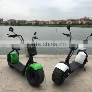 2016 Popular Harley Style Electric Scooter With Big Wheels Fashion City Scooter Citycoco thumbnail-1