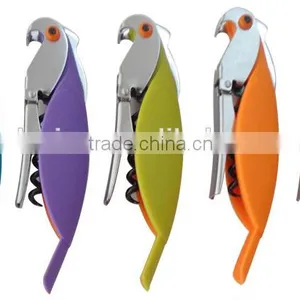 Promotional Gift Cute Parrot Shape Wine Opener , Bottle Opener thumbnail-1