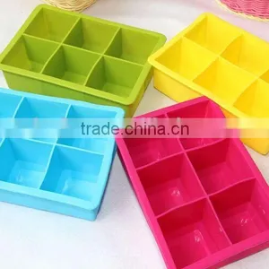 Summber Ice Cube Tools 6 Cavity Silicone Square Ice Cube Tray thumbnail-5
