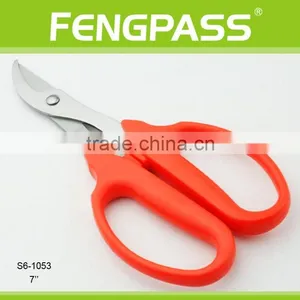 S6-1053 Professional Stainless Steel Cutting Grape Garden Scissor thumbnail-1