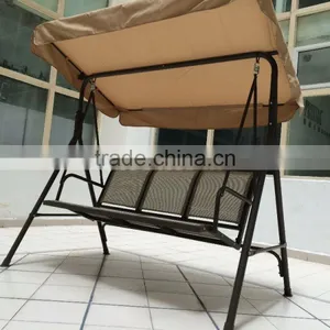 Factory Directly Supply the Customized Color 3 People Outdoor Swing Chair for Rest for Hot Sale thumbnail-1