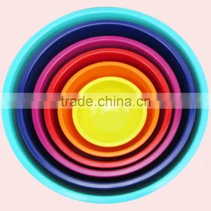 Wholesale Colorful 6 in 1 Set Melamine A5 Food Grade Salad Bowls thumbnail-2
