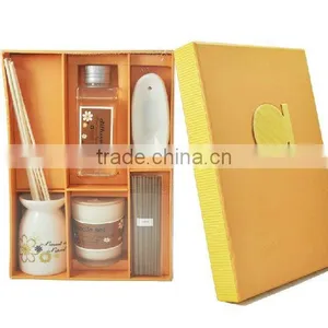Xiamen Apple Aroma Candle Essential Oil Reed Diffuser & Incense Stick Gift Set thumbnail-1