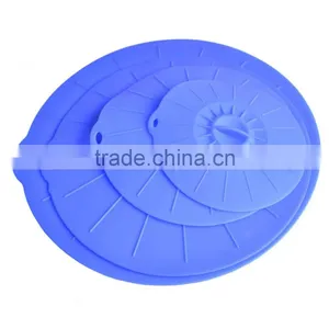LFGB Approved Custom Logo Silicone Glass Lid for Cooking Tools thumbnail-3
