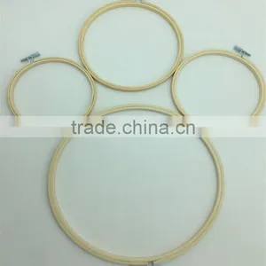 Hot Sale Round Bamboo Embroidery Hoop Made in China thumbnail-1