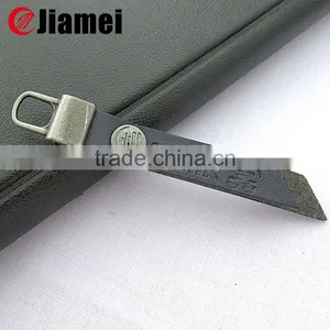 Various Style Custom Made Leather and Metal Material Zipper Puller thumbnail-1