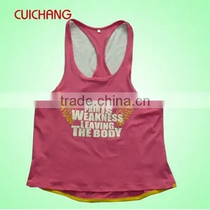 Women Gym Clothes&custom Singlet&womens Cotton Sleeveless Tops thumbnail-6
