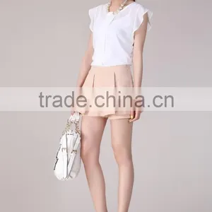 Women's Casual Loose Chiffon Vest Tank T Shirt Blouse Tops thumbnail-5