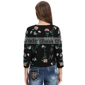 2017 Lady Latest Fashion Design Jackets Suit Slim Blazer thumbnail-5