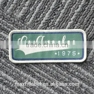 China Factory High Quality Cheap Custom Head Woven Badge thumbnail-4