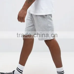 High Quality New Design Custom Drawstring Waist 65% Cotton 35% Polyester Breathable Jersey Men's Fleece Sweat Running Shorts thumbnail-4