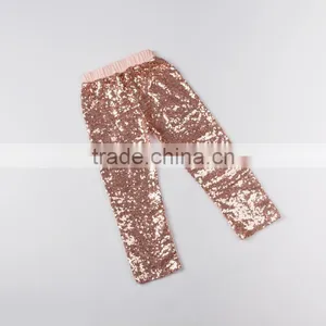 2016 Fashion Gold Sequin Pants Children Sequins Pants Girls Fancy Icing Capri thumbnail-4