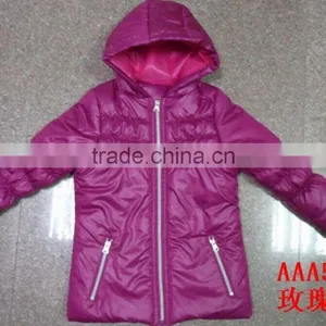 Kid Coats Children Clothing Padded Jacket With Hood Padding Wholesale Girl's Jackets thumbnail-1