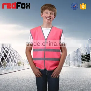 Kid Polyester Reflective Safety Vest With Custom Logo thumbnail-1