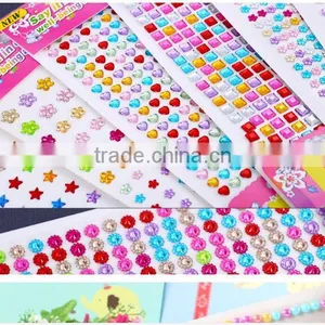 2017 Customized Crystal Diamond Acrylic Sticker Rhinestone Sticker thumbnail-5