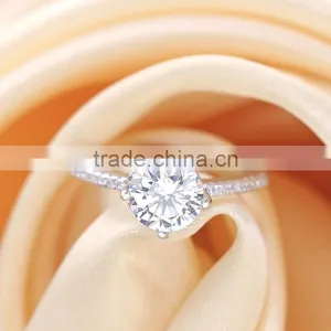 Hotsale Inspiratioanl Jewelry Classical Wedding Bands S925 Silver CZ Rings thumbnail-6
