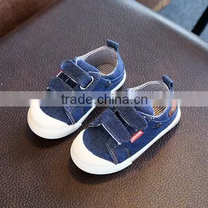 Zm35395a Fashion Children Boys Jeans Canvas Shoes Wholesale thumbnail-3