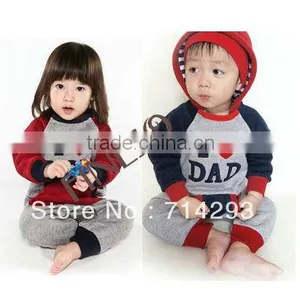 6-24Month I Love MOM & DAD Baby's Grow Long Sleeve Bodysuit Jumpsuit Romper Outwear 9483 thumbnail-1