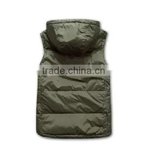 2015 Hot Sell Customized Outdoor Casual Men Down Hoody Vest,Down Gilet thumbnail-2