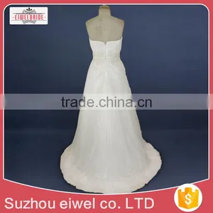 Western New Strapless Corset Wedding Dress thumbnail-2
