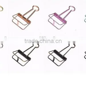 Gold /Rose Pink /Silver Wire BInder Clip thumbnail-4